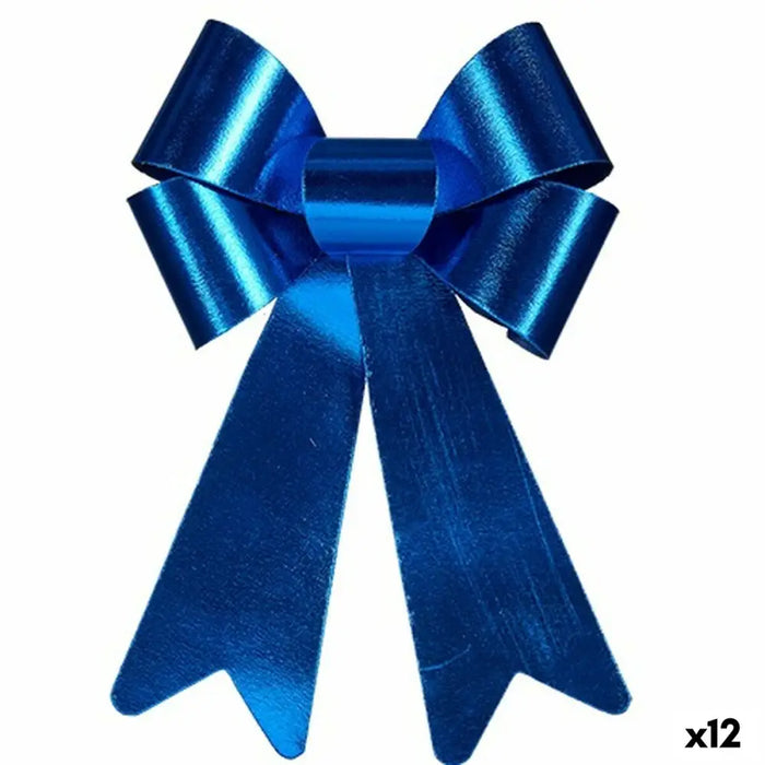 Lasso Krist+ Blue 24 x 36 x 5 cm Christmas bauble (12 Units) - Декорация и Осветление<<<Дом Градина<<<BigBuy&&&Коледни