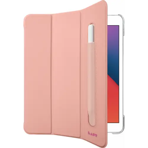 LAUT Huex Folio Case with Apple Pencil Holder for iPad 10.2’’ 7 / 8 / 9 - Pink - Cell phone holders<<<HurtelXML