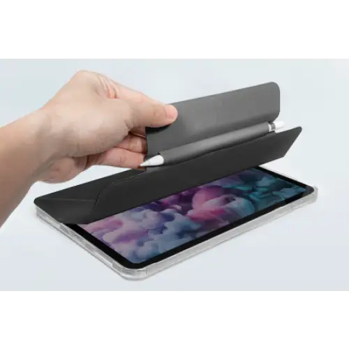 LAUT Huex Folio Case with Apple Pencil Holder for iPad 10.9’’ 10 (gen.) - Black - Cell phone holders<<<HurtelXML
