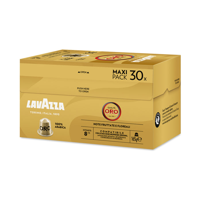 COFFEE CAPSULES NES ALU QUALITA ORO 30 COUNTS LAVAZZA