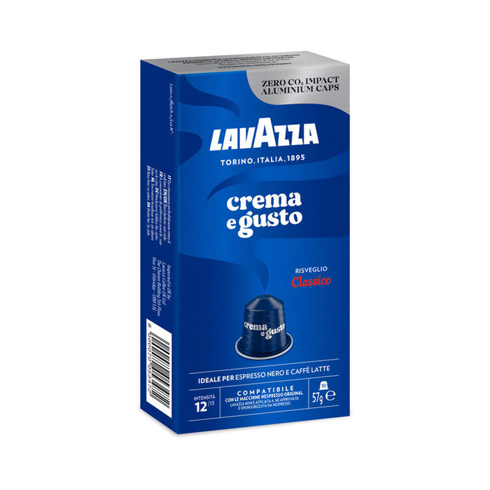 COFFEE CAPSULES LAVAZZA ALU CREMA E GUSTO 10PCS.