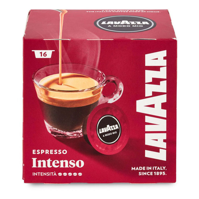 COFFEE CAPSULES 16 LAVAZZA A MODO MIO INTESO