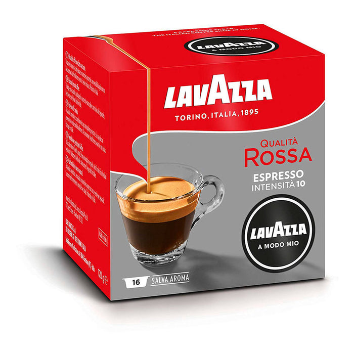 COFFEE CAPSULES 16 LAVAZZA A MODO MIO ROSSA