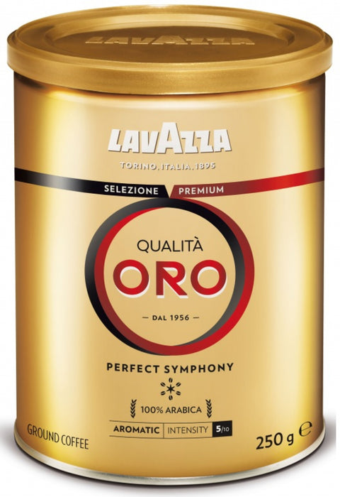 Coffee LAVAZZA QUALITA ORO, 250g. milled metal box