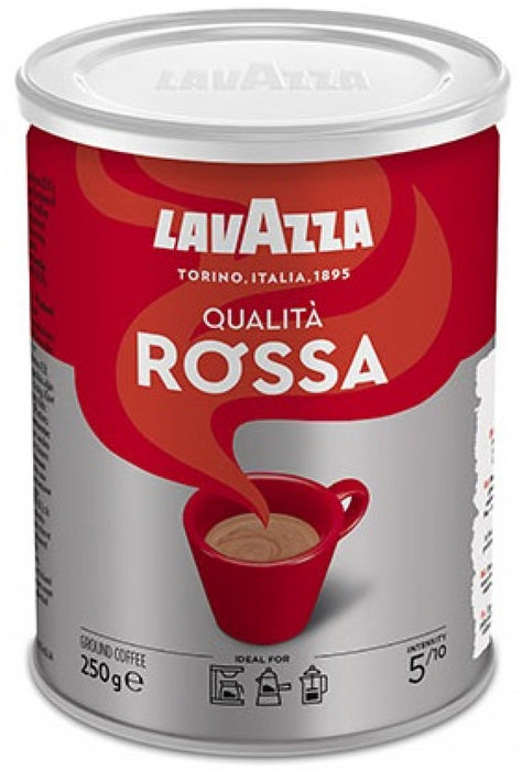 Coffee LAVAZZA QUALITA ROSSA 250g ground metal box