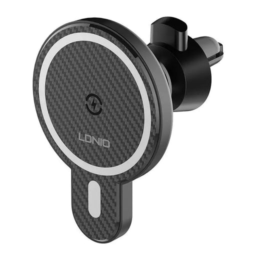 LDNIO Car Mount,MA20 with inductive charger 15W and metal ring (Black) - Phone holders<<<Car accessories<<<InnproXML