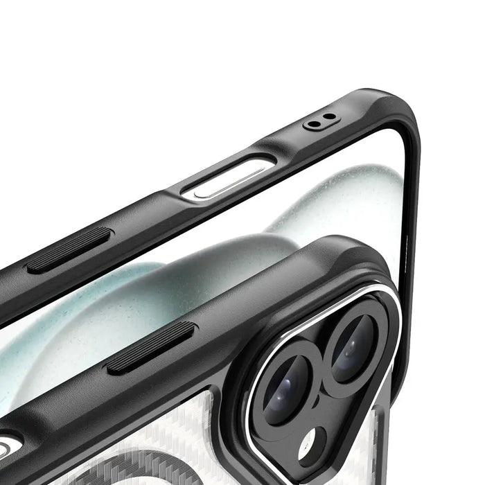 Leading Series MagSafe Silicone Case for iPhone 16 - Black - Cell phone cases and covers<<<HurtelXML