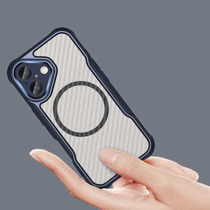 Leading Series MagSafe Silicone Case for iPhone 16 Plus - Blue - Cell phone cases and covers<<<HurtelXML