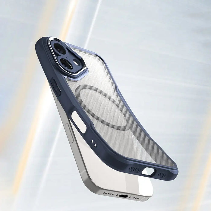 Leading Series MagSafe Silicone Case for iPhone 16 Plus - Blue - Cell phone cases and covers<<<HurtelXML