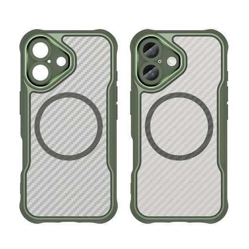 Leading Series MagSafe Silicone Case for iPhone 16 Plus - Green - Cell phone cases and covers<<<HurtelXML