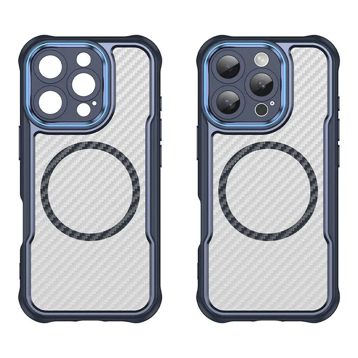 Leading Series MagSafe Silicone Case for iPhone 16 Pro - Blue - Cell phone cases and covers<<<HurtelXML