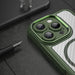 Leading Series MagSafe Silicone Case for iPhone 16 Pro - Green - Cell phone cases and covers<<<HurtelXML