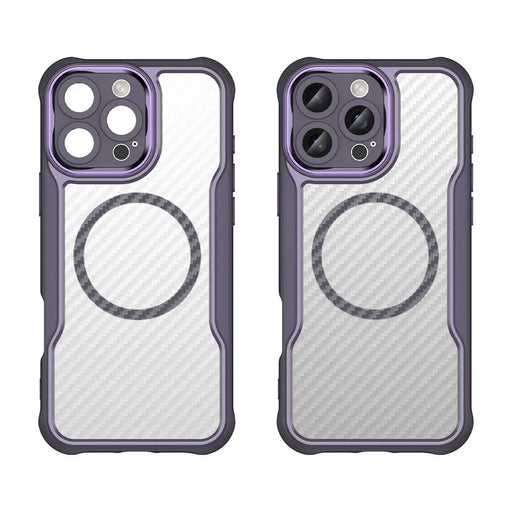 Leading Series MagSafe Silicone Case for iPhone 16 Pro Max - Purple - Cell phone cases and covers<<<HurtelXML