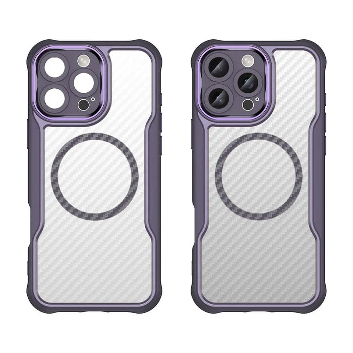 Leading Series MagSafe Silicone Case for iPhone 16 Pro Max - Purple - Cell phone cases and covers<<<HurtelXML
