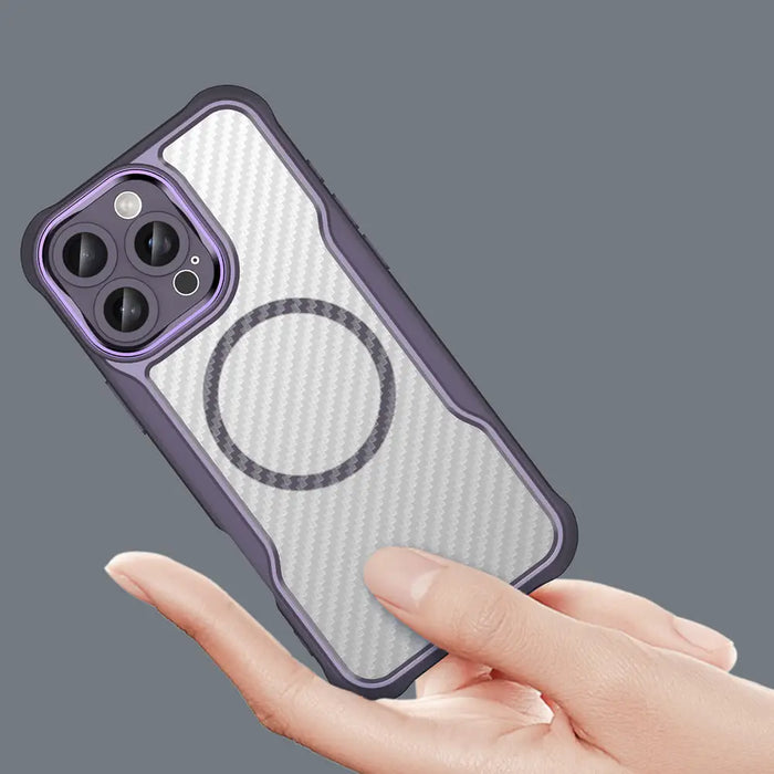 Leading Series MagSafe Silicone Case for iPhone 16 Pro - Purple - Cell phone cases and covers<<<HurtelXML