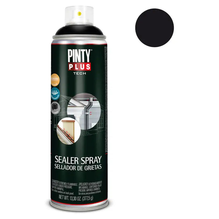 LEAK STOPPING SPRAY BLACK 500 ML PINTY PLUS - Спрей бои<<<Бои за метал и дърво<<<Бои и лакове<<<Praktiker