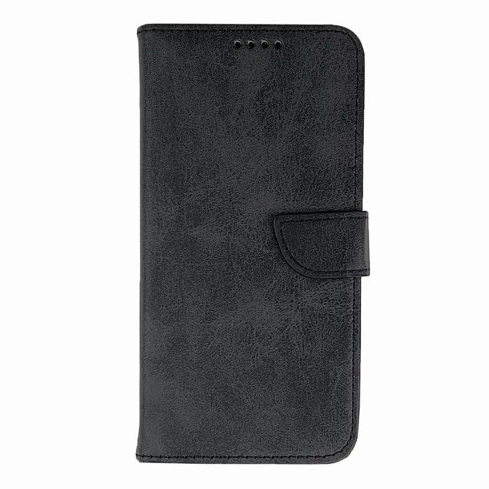 Leather Book Case for iPhone 16 - black - Cell phone cases and covers<<<HurtelXML