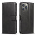 Leather Book Case for iPhone 16 - black - Cell phone cases and covers<<<HurtelXML