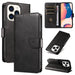 Leather Book Case for iPhone 16 Pro Max - black - Cell phone cases and covers<<<HurtelXML