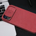 Leather Case with Camera Cover for iPhone 15 Pro Max Nillkin Qin Pro Leather - Black - Cell phone cases