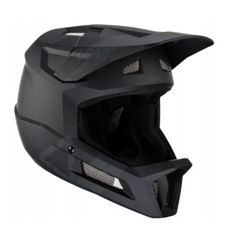 LEATT MTB Gravity 2.0 V23 Full-Face Cycling Helmet, Size L M (57-58cm) Black