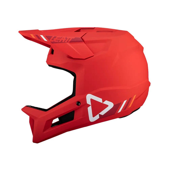 LEATT MTB Gravity 1.0 V24 Full-Face Cycling Helmet, Size M, Red