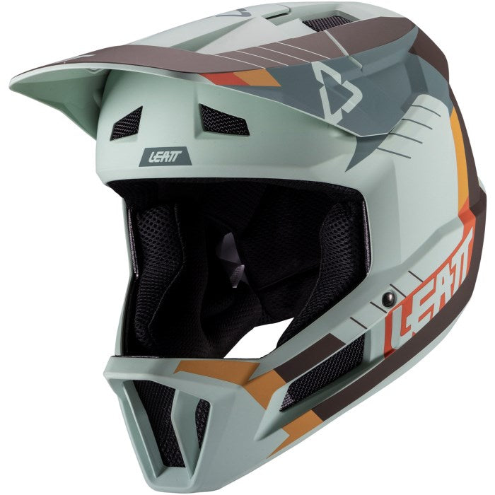 LEATT MTB Gravity 2.0 V25 Full-Face Cycling Helmet Size L mint