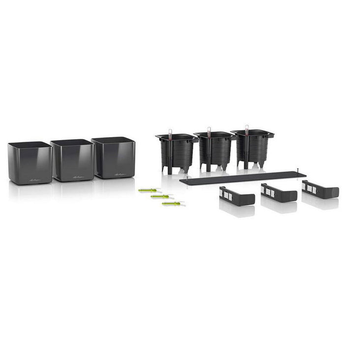 POT 128366 WITH IRRIGATION SYSTEM LECHUZA WALL HOME KIT GLOSSY