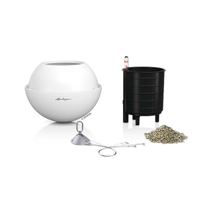 POT Φ23CM WITH IRRIGATION SYSTEM LECHUZA BOLA COLOR23