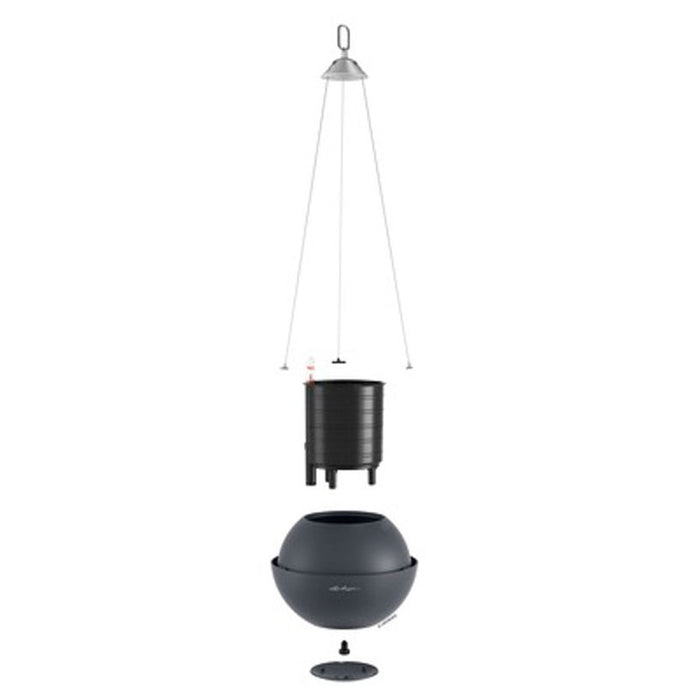 POT Φ23CM WITH IRRIGATION SYSTEM LECHUZA BOLA COLOR23