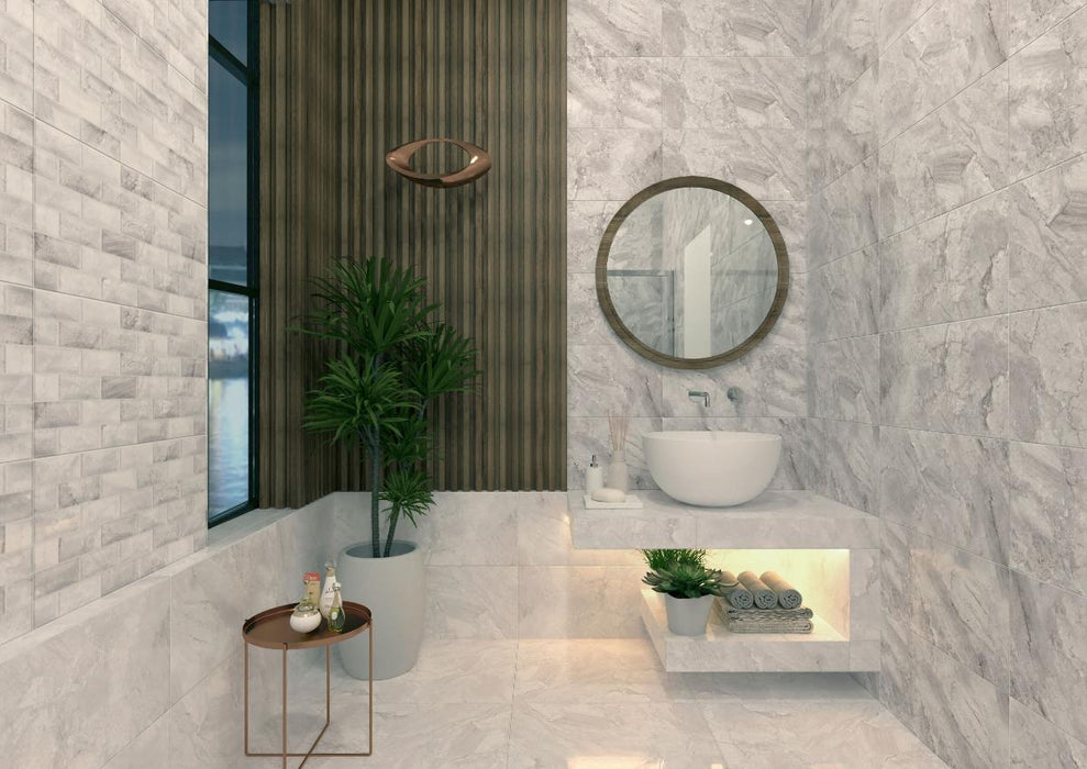 FLOOR TILE 61X61 SYROS GRAY