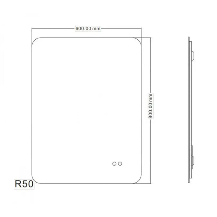 LED BATHROOM MIRROR FICO INTER CERAMIC 1945-60 - Огледала<<<Мебели и огледала за баня<<<Баня<<<Praktiker