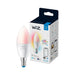 LED BULB CANDLE E14 4.9W 470LM 2200-6500K DIMMABLE WI-FI RGB WIZ - Осветление<<<Смарт