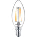 LED BULB E14 4.3W 470LM 2700K 3 FILAMENT PHILIPS - Led крушки<<<Електрически крушки<<<Осветление<<<Praktiker