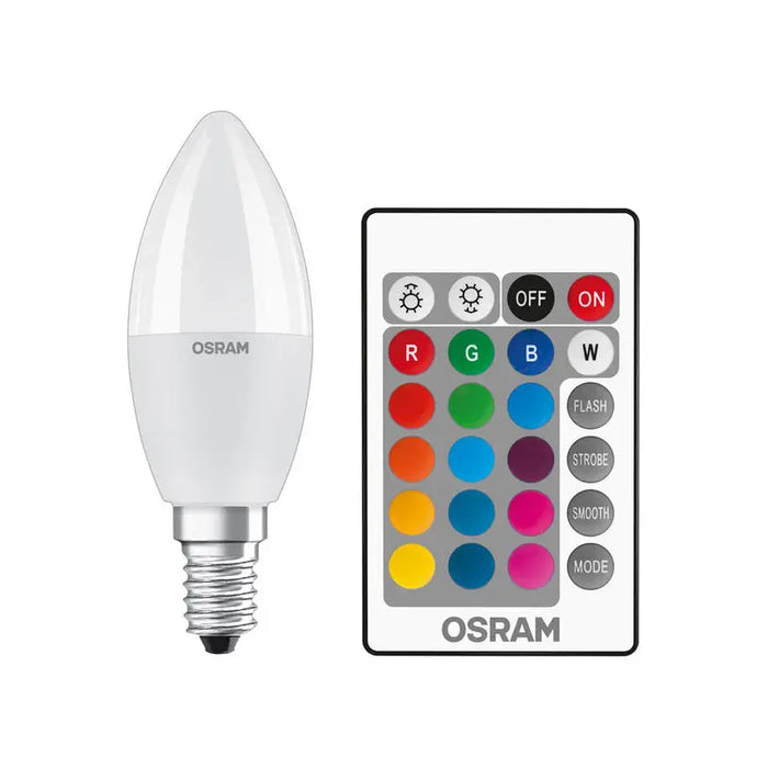 LED BULB E14 4.9W RGB OSRAM - Декоративни крушки<<<Електрически крушки<<<Осветление<<<Praktiker&&&LED