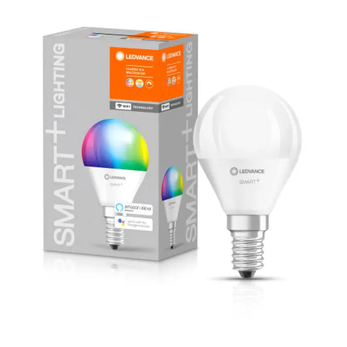 LED BULB E14 5W RGB 470LM LEDVANCE BALL SMART WI-FI - Осветление<<<Смарт