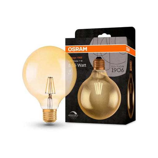 LED BULB E27 6.5W VINTAGE GLOBE125 DIM OSRAM - Декоративни крушки<<<Електрически крушки<<<Осветление<<<Praktiker