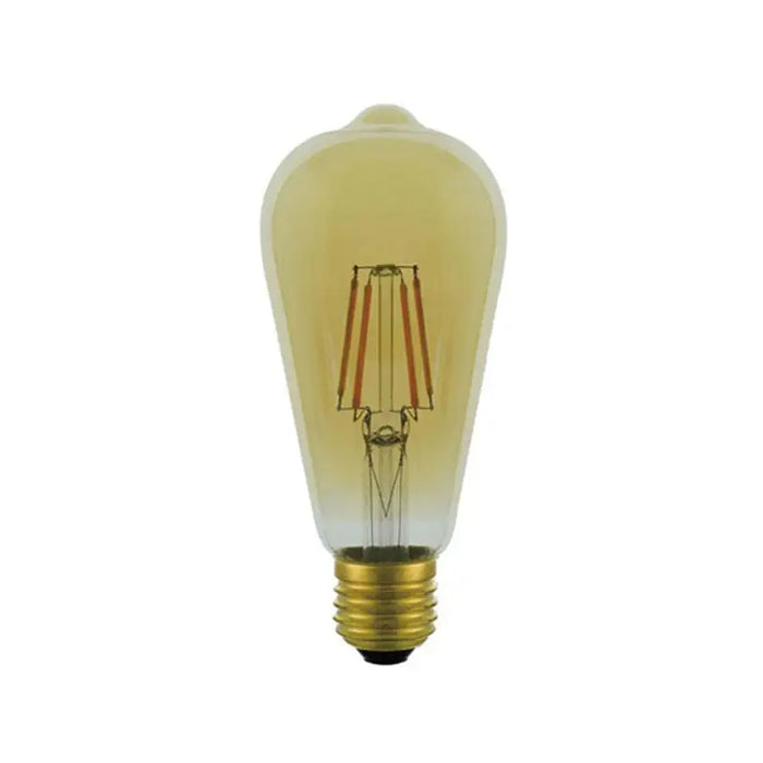 LED BULB E27 6W 2500K ST64 FILAMENT RETRO VITO LEDISONE - Декоративни крушки<<<Електрически