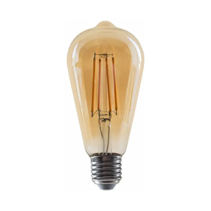LED BULB E27 8W 2700K 1055LM FILAMENT LIGHTEX - Декоративни крушки<<<Електрически крушки<<<Осветление<<<Praktiker