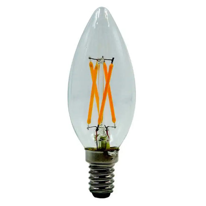 LED BULB FILAMENT E14 4W 4000K 532LM CANDLE VITO - Декоративни крушки<<<Електрически крушки<<<Осветление<<<Praktiker