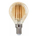 LED BULB FILAMENT E14 4W P45 2700K 470LM LIGHTEX GOLD - Декоративни крушки<<<Електрически