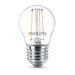 LED BULB FILAMENT E27 2W 2700K 250LM P45 PHILIPS - Декоративни крушки<<<Електрически крушки<<<Осветление<<<Praktiker