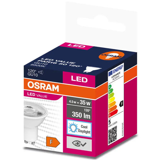 LED BULB GU10 4.5W 4000K OSRAM - Led крушки<<<Електрически крушки<<<Осветление<<<Praktiker&&&LED