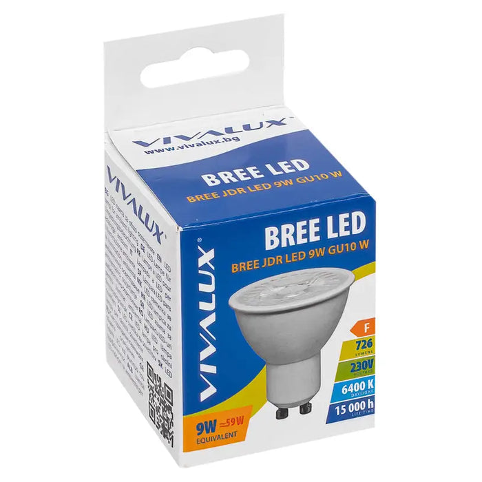 LED BULB GU10 9W 6400K VIVALUX - Led крушки<<<Електрически крушки<<<Осветление<<<Praktiker