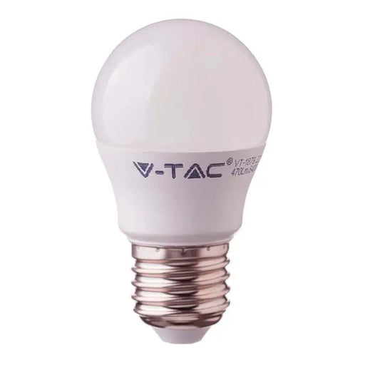 LED BULB V-TAC E27 5.5W 3000K 470LM G45 SMN - Led крушки<<<Електрически крушки<<<Осветление<<<Praktiker&&&Светодиодни