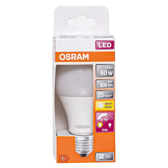 LED BULB WITH SENSOR E27 9W OSRAM - Led крушки<<<Електрически крушки<<<Осветление<<<Praktiker&&&LED