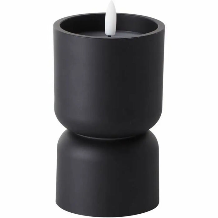 LED Candle Brilliant Black 3 W 15 x 8 cm Plastic - Декорация и Осветление<<<Дом Градина<<<BigBuy&&&LED
