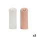 LED Candle DKD Home Decor White Light Pink 7.5 x 7.5 x 20 cm 7,5 x 7,5 x 20 cm (AA) (2 Units) - LED