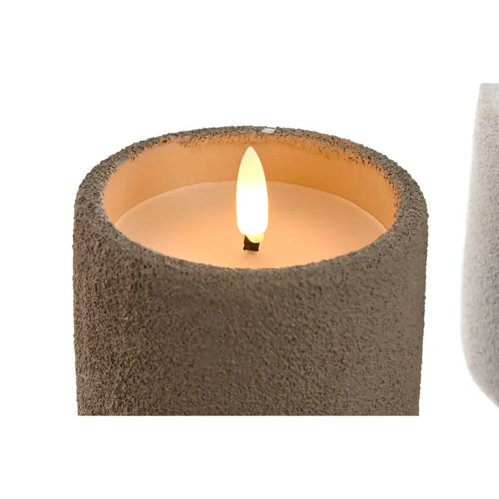 LED Candle Home ESPRIT (2 Units) - Почистване Прахосмукачки И Гладене<<<Дом Градина<<<BigBuy&&&Ароматни