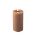 LED Candle Lumineo Brown Ø 7 x 15 cm Flame effect (AAA) - Декорация и Осветление<<<Дом Градина<<<BigBuy&&&LED